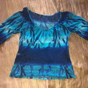 Express Shades of Blue Top
